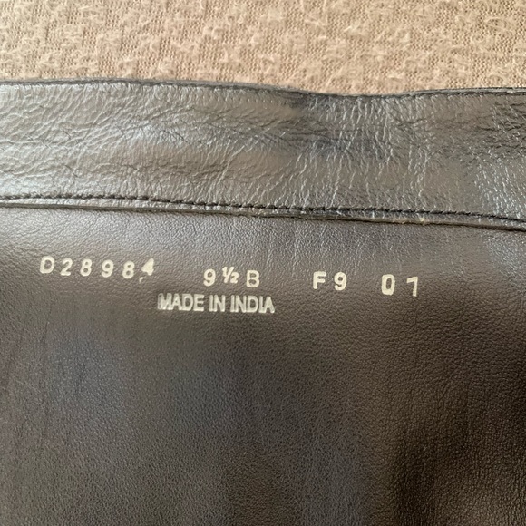 Cole Haan. Black leather boots! 9.5 only worn 1 time! - Picture 3 of 4